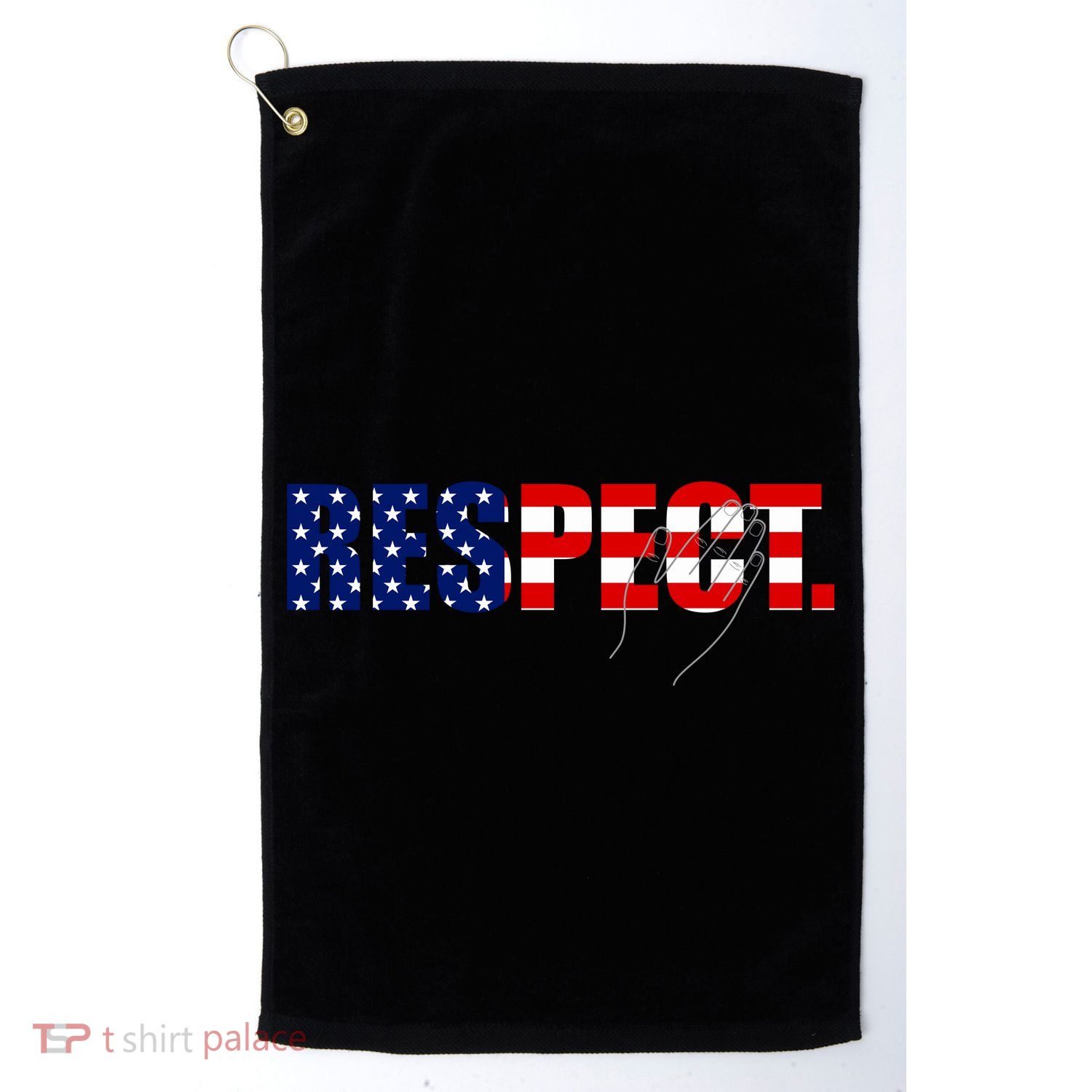 Respect National Anthem Golf Towel