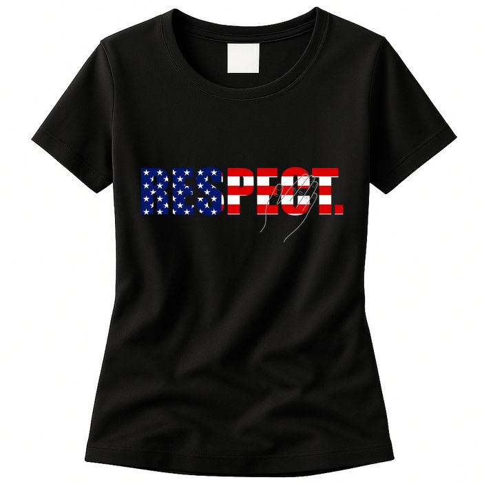 Respect National Anthem Womens T-Shirt