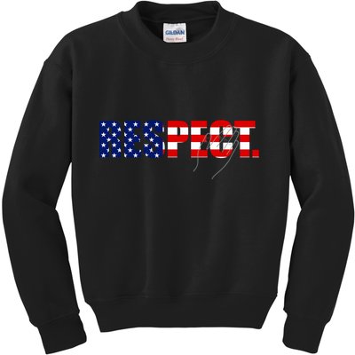 Respect National Anthem Kids Sweatshirt