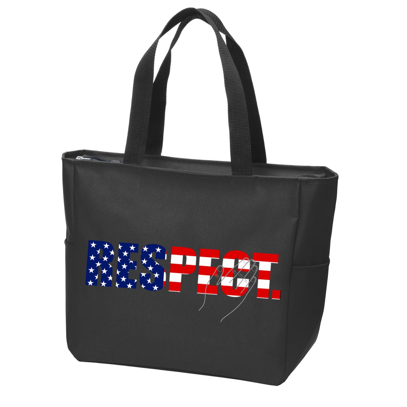 Respect National Anthem Zip Tote Bag
