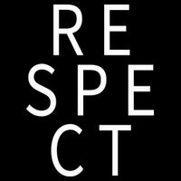 Respect Simple Logo Apron