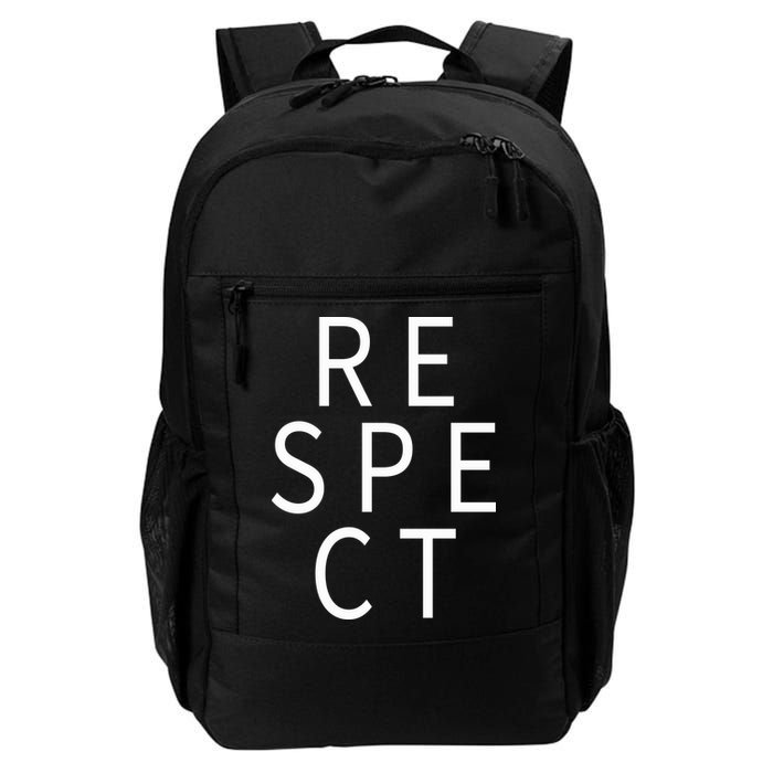 Respect Simple Logo Backpack