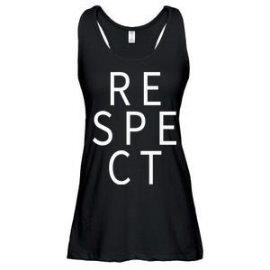 Respect Simple Logo Ladies Essential Flowy Tank