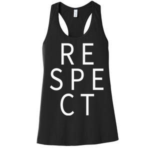 Respect Simple Logo Women's Racerback Tank