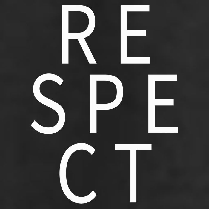 Respect Simple Logo Golf Towel