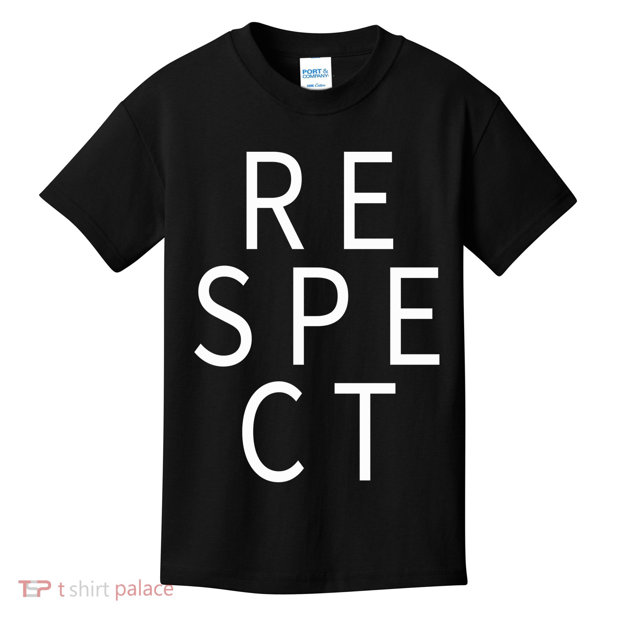 Respect Simple Logo Kids T-Shirt