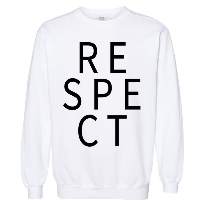 Respect Simple Logo Garment-Dyed Sweatshirt