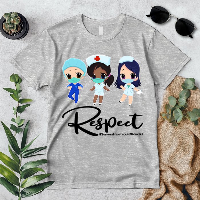 Respect Support Healthcare Workers Premium T-Shirt