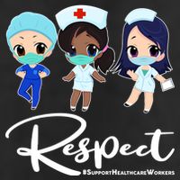 Respect Support Healthcare Workers Garment-Dyed Heavyweight T-Shirt
