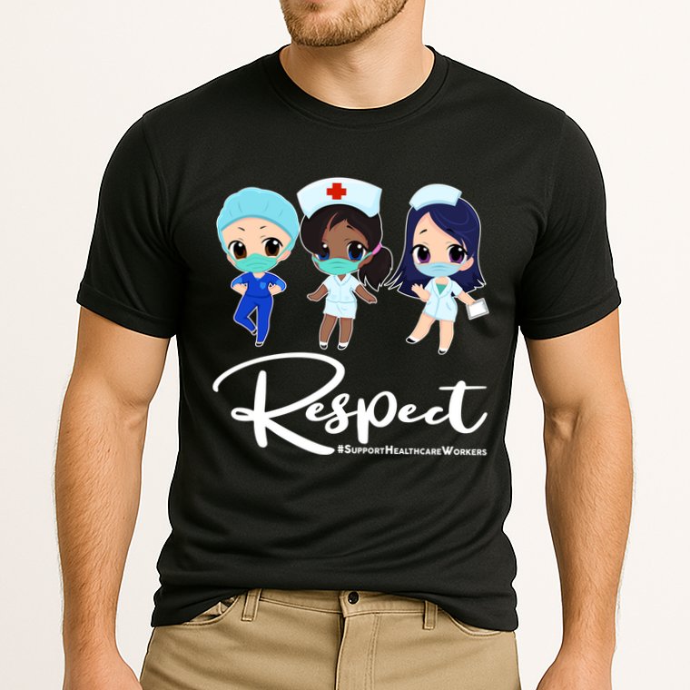 Respect Support Healthcare Workers Performance Shirt