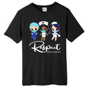 Respect Support Healthcare Workers Tall Fusion ChromaSoft Performance T-Shirt