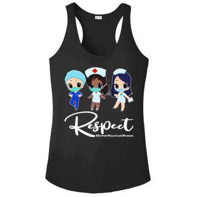 Respect Support Healthcare Workers Ladies PosiCharge Competitor Racerback Tank