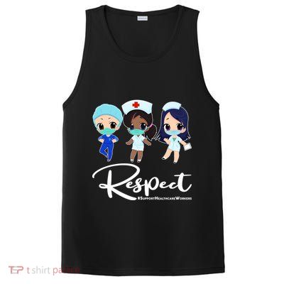 Respect Support Healthcare Workers PosiCharge Competitor Tank