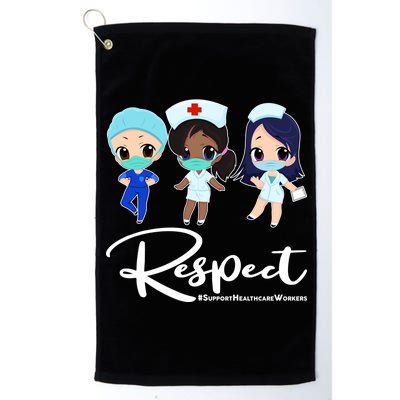 Respect Support Healthcare Workers Platinum Collection Golf Towel