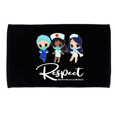 Respect Support Healthcare Workers Microfiber Hand Towel