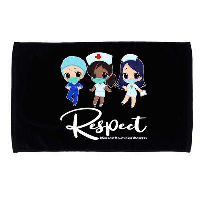 Respect Support Healthcare Workers Microfiber Hand Towel