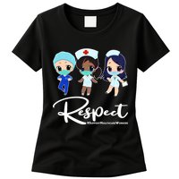 Respect Support Healthcare Workers Womens T-Shirt