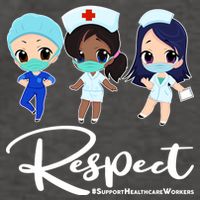 Respect Support Healthcare Workers Vector Backpack
