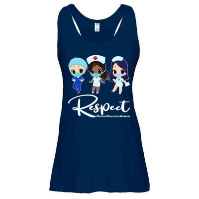 Respect Support Healthcare Workers Ladies Essential Flowy Tank