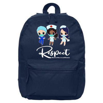 Respect Support Healthcare Workers 16 in Basic Backpack