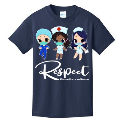 Respect Support Healthcare Workers Kids T-Shirt