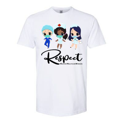 Respect Support Healthcare Workers Softstyle® CVC T-Shirt