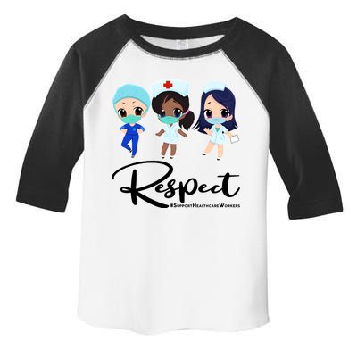 Respect Support Healthcare Workers Toddler Fine Jersey T-Shirt