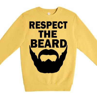 Respect The Beard Premium Crewneck Sweatshirt