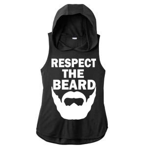 Respect The Beard Ladies PosiCharge Tri-Blend Wicking Draft Hoodie Tank