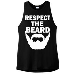 Respect The Beard Ladies PosiCharge Tri-Blend Wicking Tank