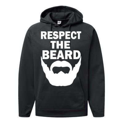 Respect The Beard Performance Fleece Hoodie