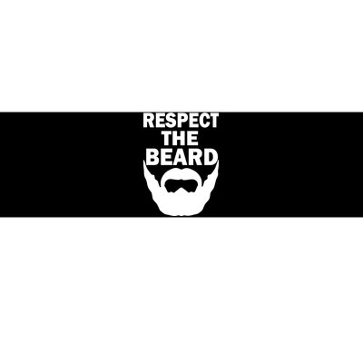 Respect The Beard Bumper Sticker