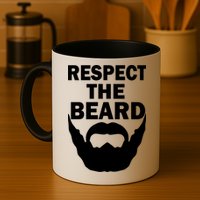 Respect The Beard Coffee Mug