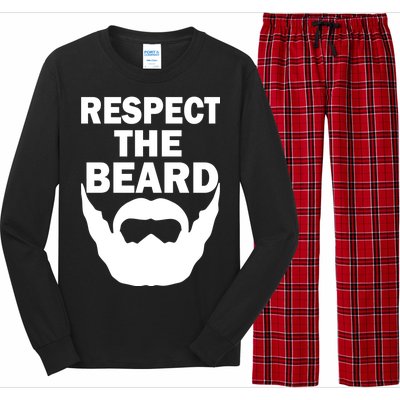 Respect The Beard Long Sleeve Pajama Set