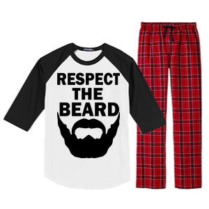 Respect The Beard Raglan Sleeve Pajama Set