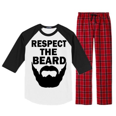 Respect The Beard Raglan Sleeve Pajama Set