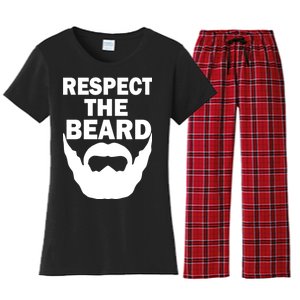 Respect The Beard Women's Flannel Pajama Set