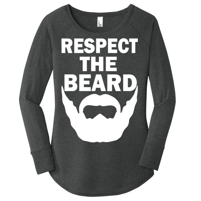 Respect The Beard Women's Perfect Tri Tunic Long Sleeve Shirt