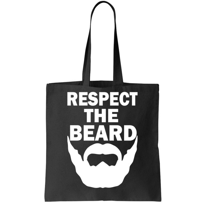 Respect The Beard Tote Bag