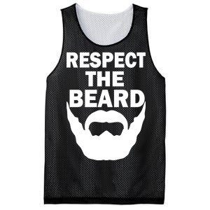 Respect The Beard Mesh Reversible Basketball Jersey Tank