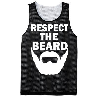 Respect The Beard Mesh Reversible Basketball Jersey Tank