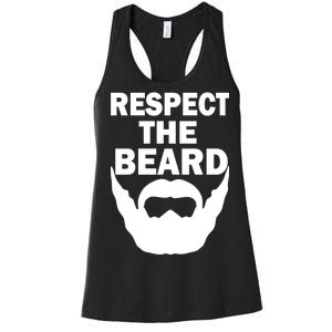 Respect The Beard Women's Racerback Tank