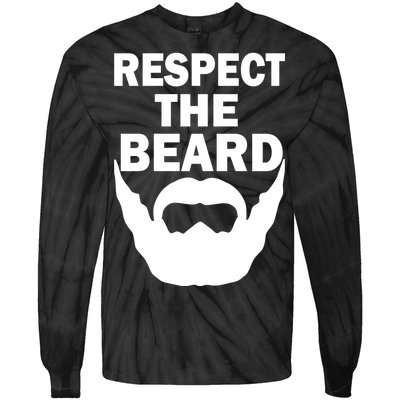 Respect The Beard Tie-Dye Long Sleeve Shirt