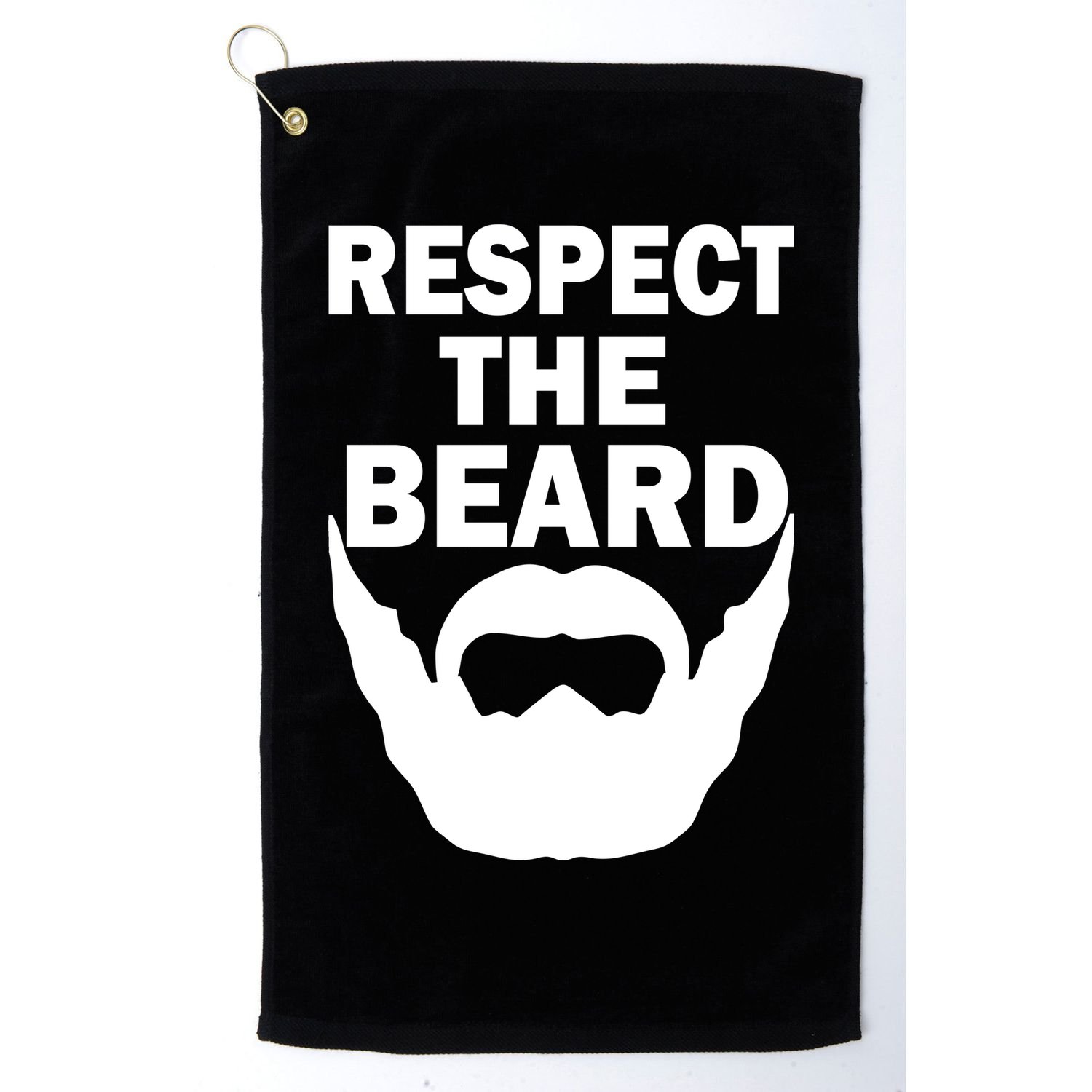 Respect The Beard Golf Towel