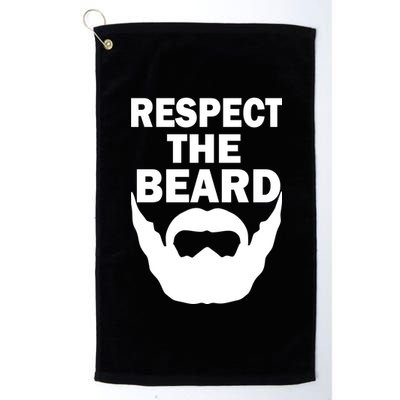 Respect The Beard Platinum Collection Golf Towel