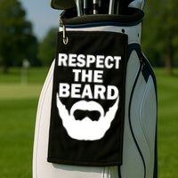 Respect The Beard Golf Towel