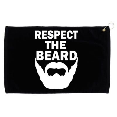 Respect The Beard Grommeted Golf Towel