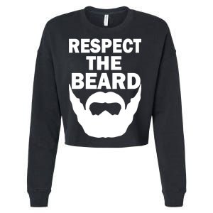 Respect The Beard Cropped Pullover Crew