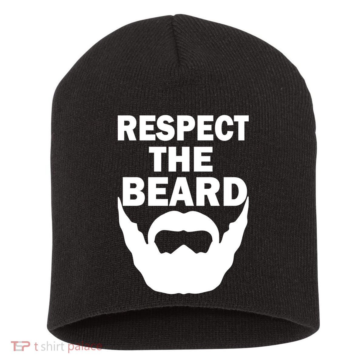Respect The Beard Short Acrylic Beanie