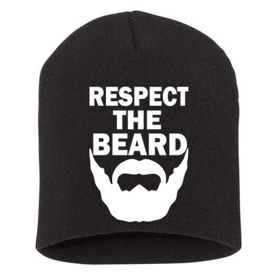 Respect The Beard Short Acrylic Beanie